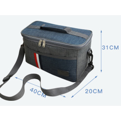 Wholesale foldable Large Capacity Cooler Bag Portable Food Insulated Cooler Tote