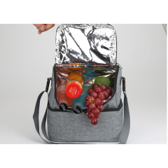 Newest cotton beach insulated lunch cooler bag zero degrees inner cool