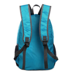 Polyester Folding Up Travel Foldable Backpack Bag