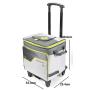 custom Large capacity heavy duty collapsible trolley thermal insulated picnic cooler bag
