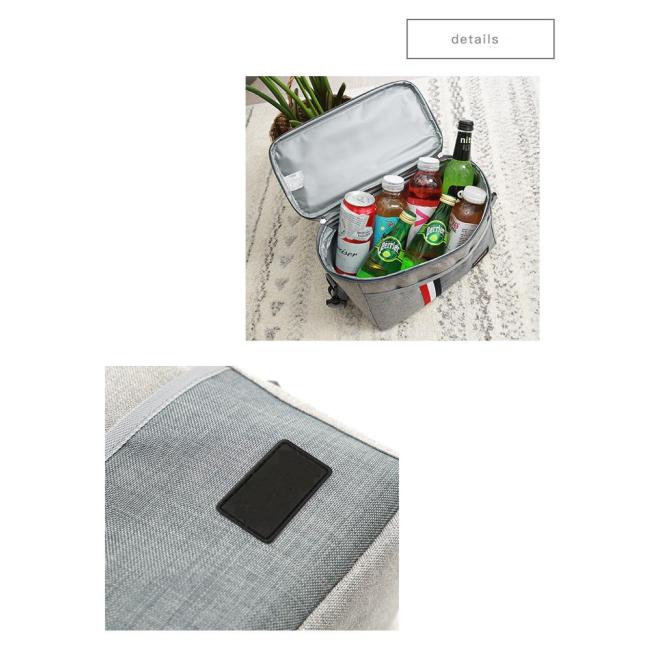 Wholesale foldable Large Capacity Cooler Bag Portable Food Insulated Cooler Tote