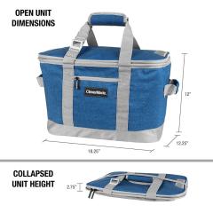 48 Can Collapsible insulated Cooler Bag for lunch travel camping