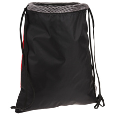 basketball drawstring sports backpack with side mesh pockets