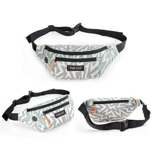 custom logo print Waterproof fanny pack women wholesale pouch waist bags for sports running jogging