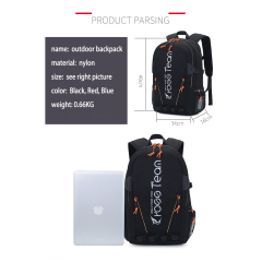 wholesales new outdoor casual sports backpack custom fashion solid travel bag with laptop pocket