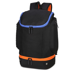 customized men blank sports basketball football team backpack bag with shoe ball compartment insulated cooler pocket