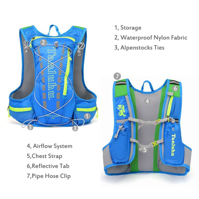 2L 3L water bladder hydration backpack running for hiking biking