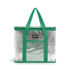 Promotional Aluminium Foil Insulated Tote Lunch Bag Thermal Food Cooler Bags