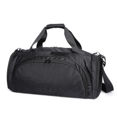 cheap promotional sports water resistant canvas leather duffel bag manufacturer