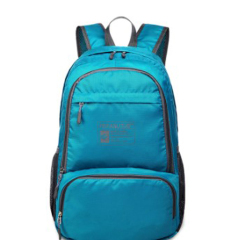Polyester Folding Up Travel Foldable Backpack Bag