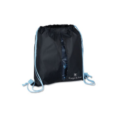 Dual drawstring closure bag over-the-shoulder or backpack carry