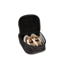 Dual zippers Deluxe golf footwear Shoe Bag with handle