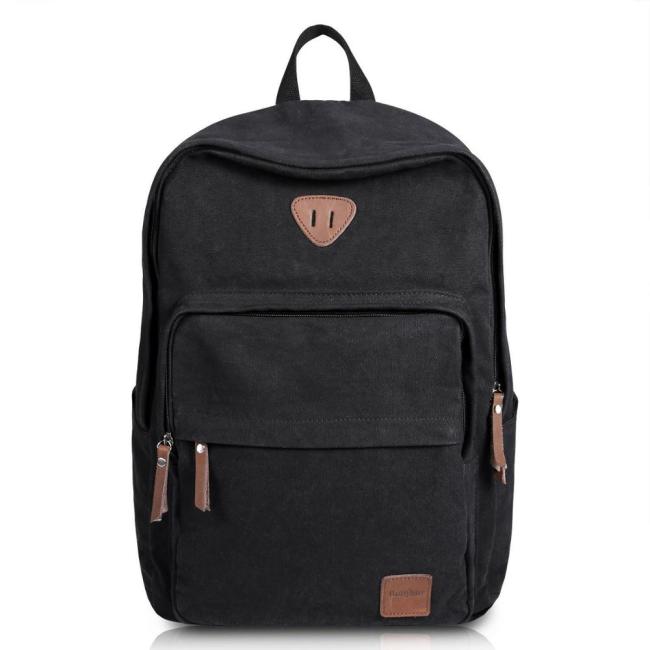 2018 China supplier leisure school canvas laptop backpack