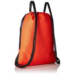 Factory direct CUSTOM nylon athletic drawstring kids backpack bag black drawstring microfiber backpack