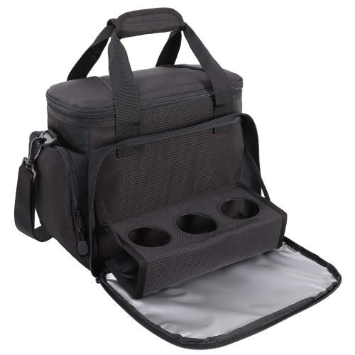 Hot sale foldable cooler bag with can holder