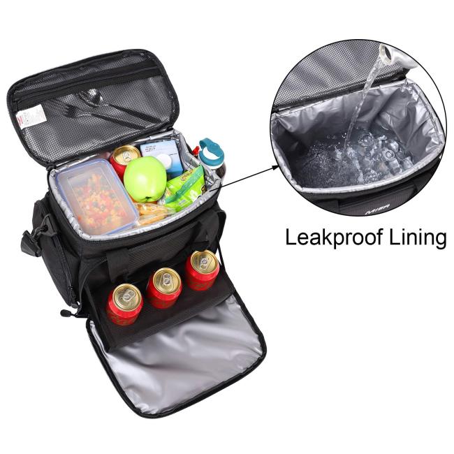 Hot sale foldable cooler bag with can holder