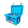 45L Large Fishing Storage Cooler Box Outdoor Plastic Utility Dry Container Ice Box