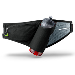 men's marathon sports running waist bag with water bottle