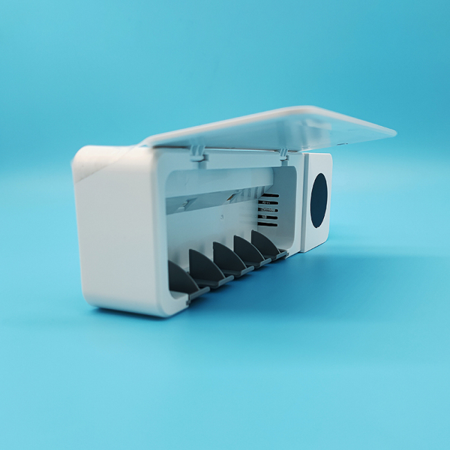 Ventilated toothbrush disinfection box