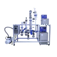 PMD-080 En existencia Destilación molecular de película limpia de 3 "0.1-4KG / H YMD080