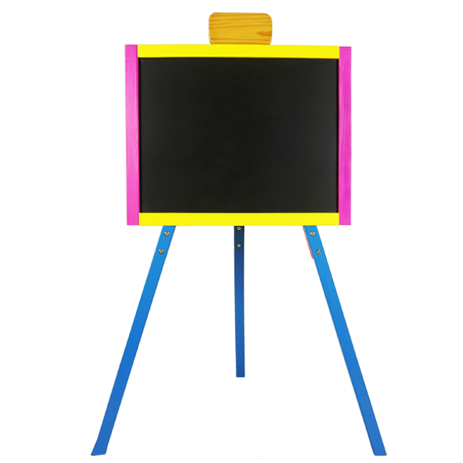 XL10135 Drawing Board for Children Paint Board Wooden Toys Standing a Design Wooden Blackboard Easel