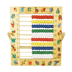 XL10050 Educativo Niños Juguete de matemáticas de madera Aprendizaje de juguetes de matemáticas Maestro Abacus Toy