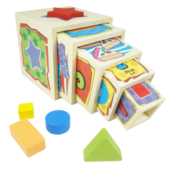 Многофункциональная головоломка Magic Wooden Box может вдохновить детский мозг на деревянные головоломки, развивающие геометрические формы, строительство, деревянное здание на открытом воздухе