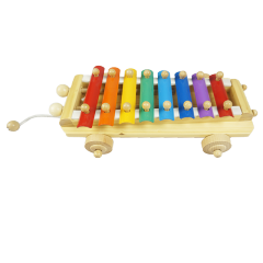 Высококачественный деревянный музыкальный автомобиль для детей, музыкальный инструмент, деревянная музыкальная игрушка