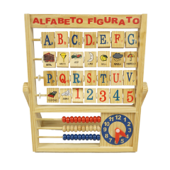 Großhandelspreis Holz Bildung Spielzeug Holzperlen Abacus