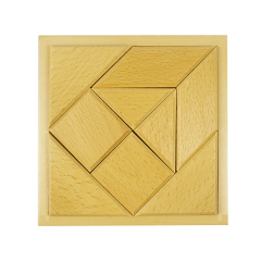 2019 Toys Kids Großhandel Custom Tangram Wooden Tangram Puzzle