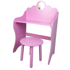 XL10207 Детские игрушки Новый стиль Детский стол для рукоделия / Детский стол и стулья Туалетный столик и стул