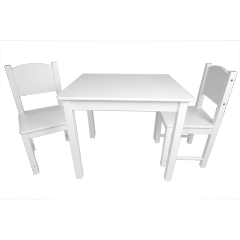 XL10214 Holzspielzeug Kinderspielhaus White Desk Chair