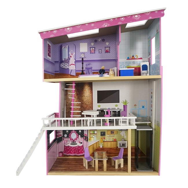 New Style of Three Layers of Wooden Doll House