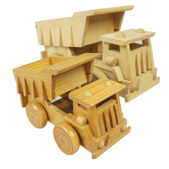 Mini tractor de madera, pala, juguetes para niños, vehículos de madera, vehículos, tractor, volquete, coches de construcción, educación preescolar