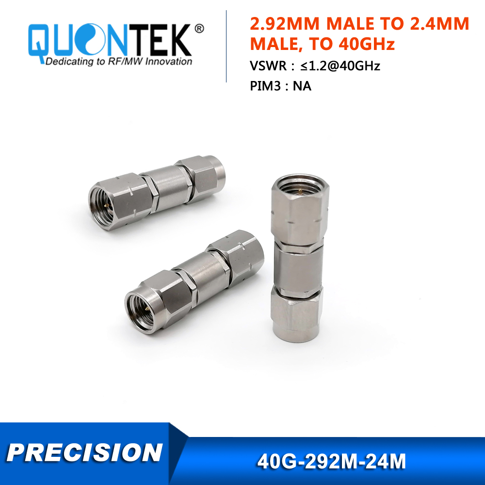 Precision adapter,2.92mm Female to 2.4mm male,40GHz