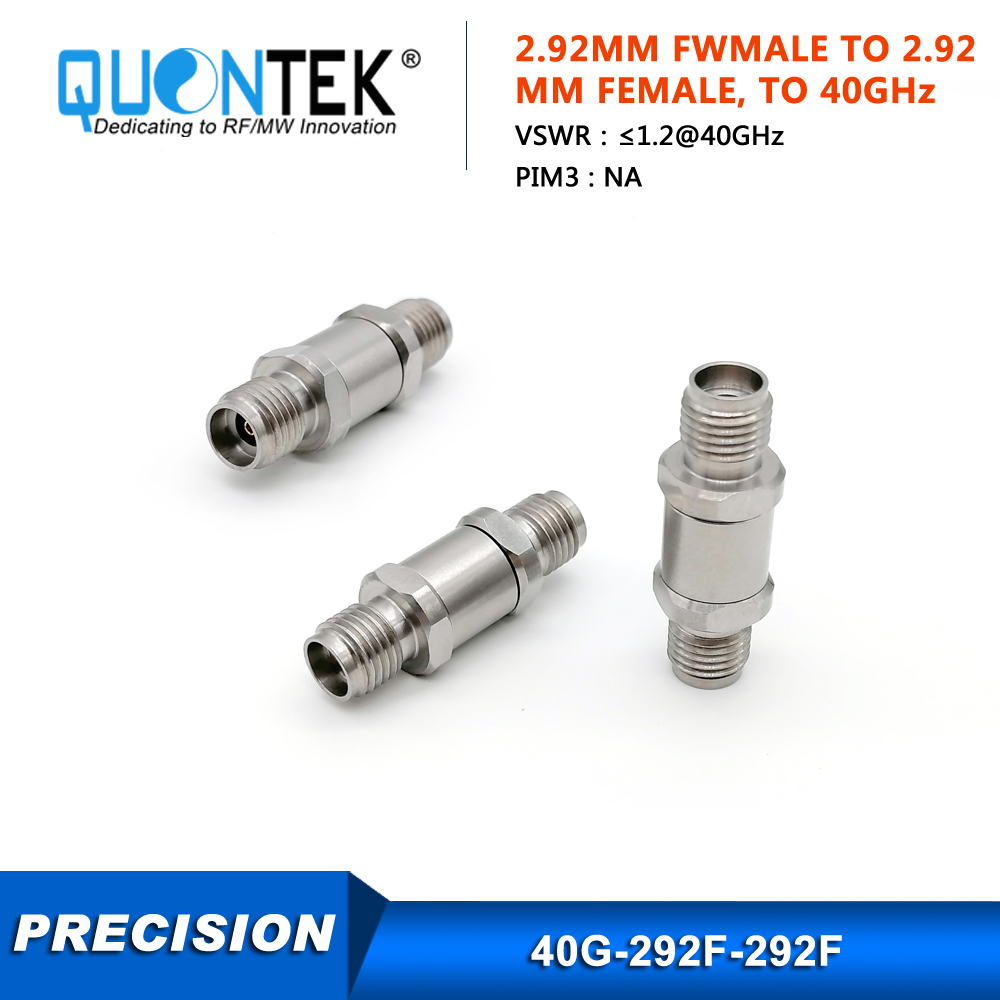 Precision adapter,2.92mm female to 2.92mm female,40GHz