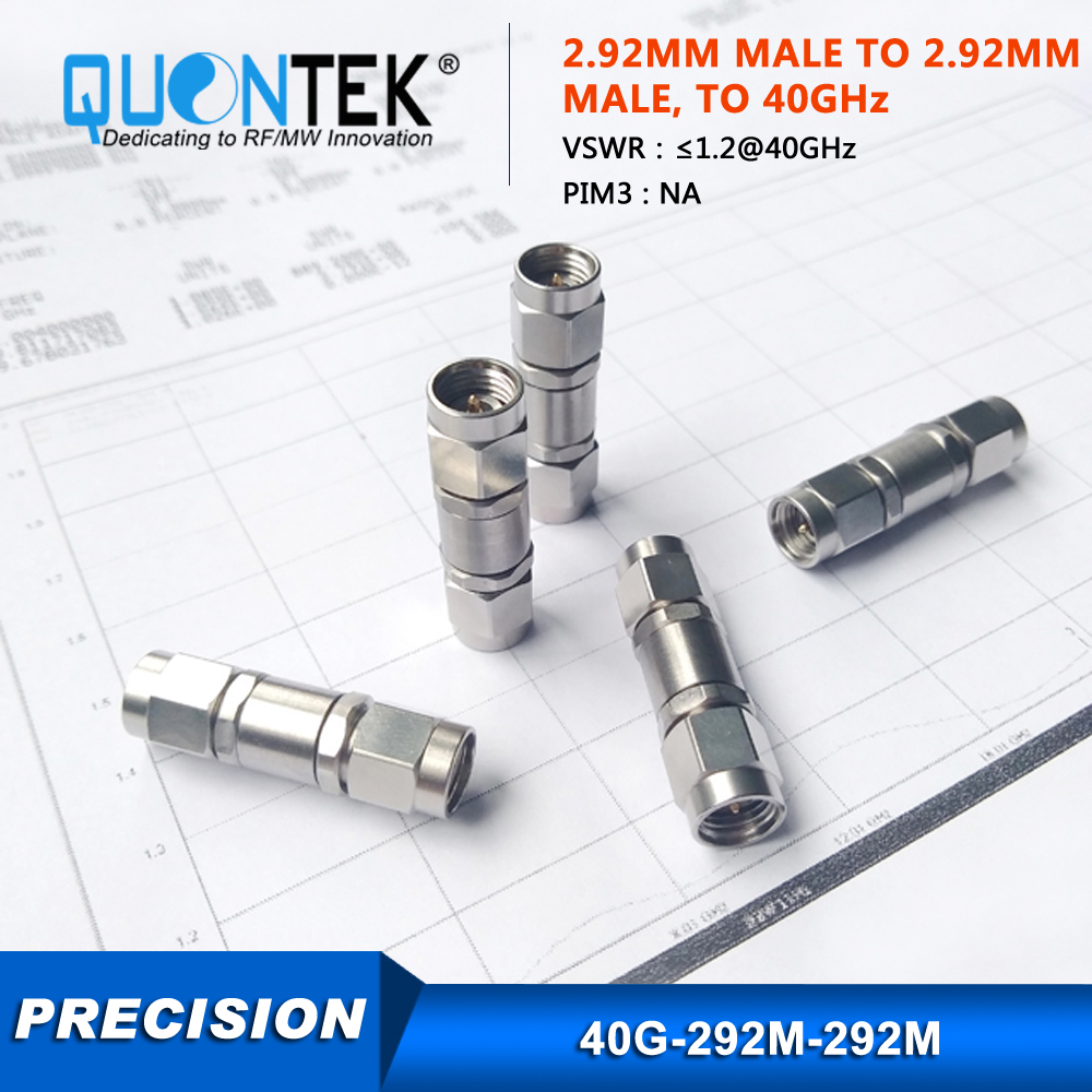 Precision adapter,2.92mm male to 2.92mm male,40GHz