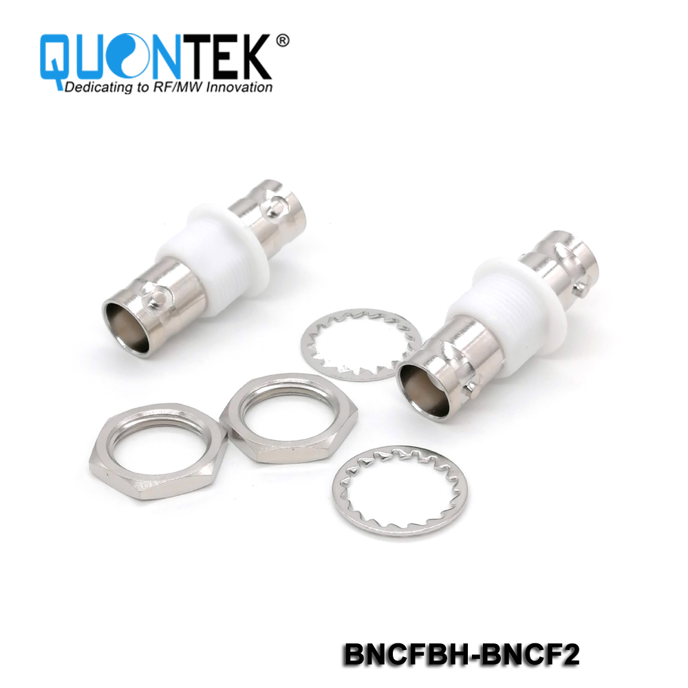 Standard adapter,BNC Female to BNC Female,Bulkhead mounted