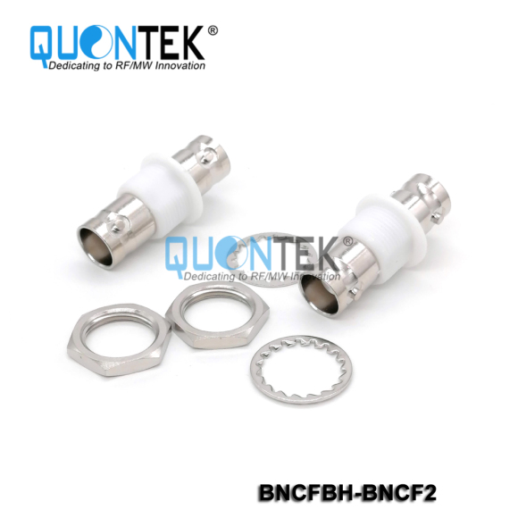 Standard adapter,BNC Female to BNC Female,Bulkhead mounted