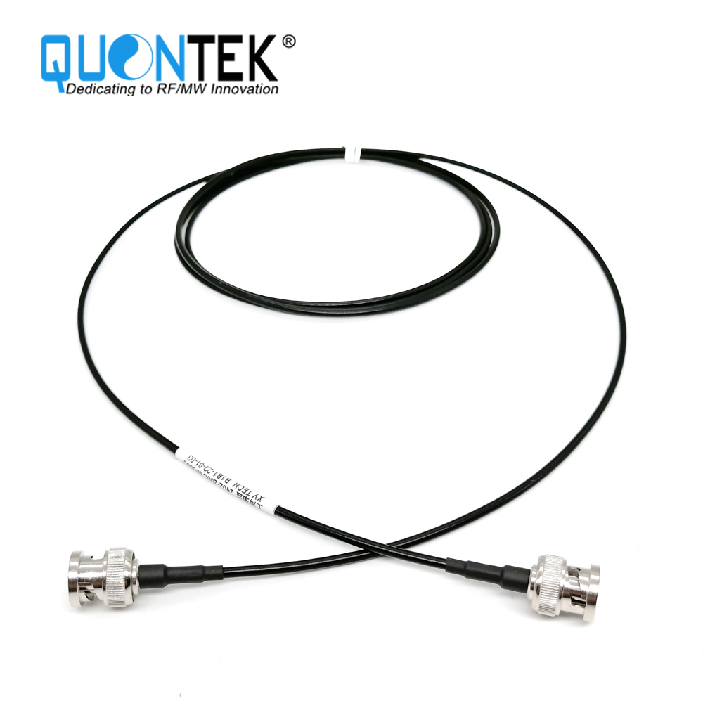 Cable assembly,BNC Male to BNC male with RG174 Cable