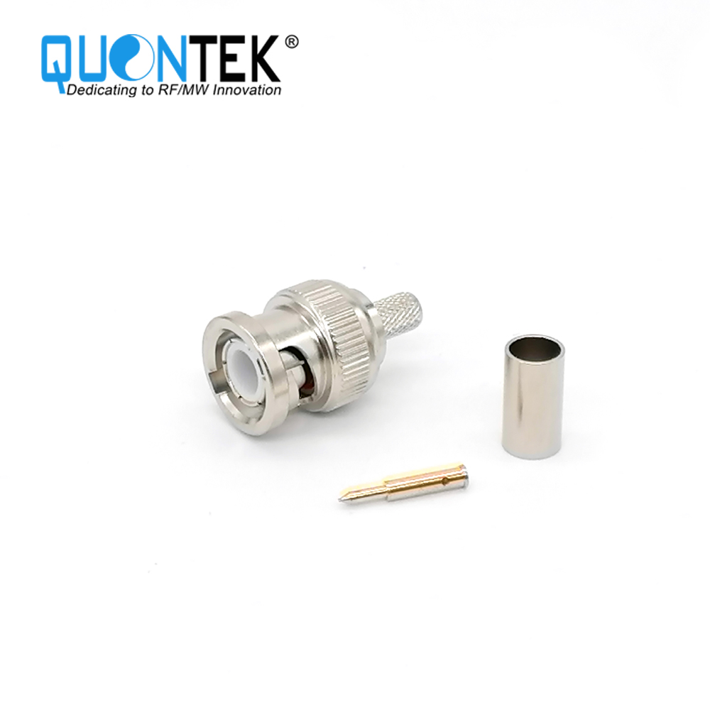 Standard Connector,BNC Male ,Clamp,for RG58,RG141&LMR195 Cable