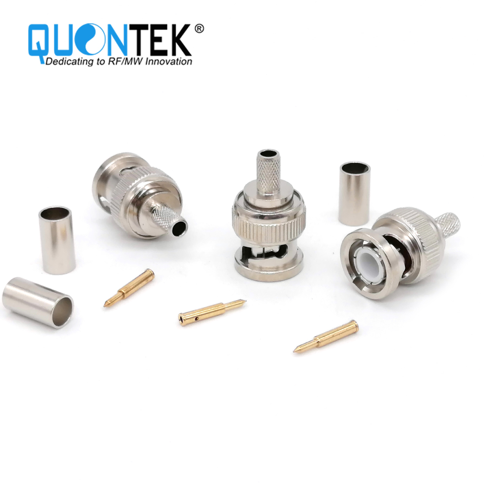 Standard Connector,BNC Male ,Clamp,for RG58,RG141&LMR195 Cable