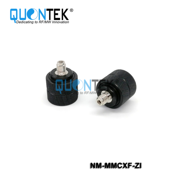 Standard Adapter,N Male to MMCX Female,Black zinc treatment