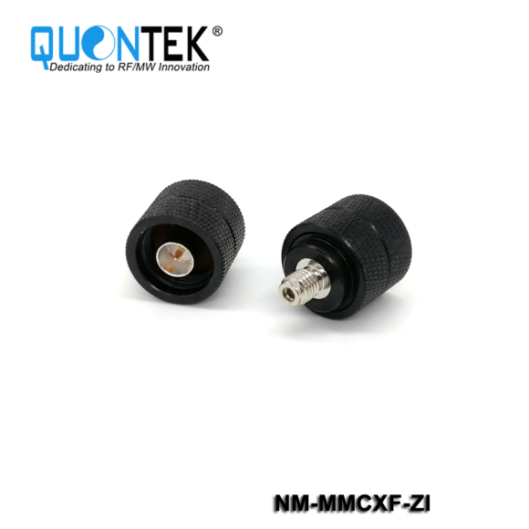 Standard Adapter,N Male to MMCX Female,Black zinc treatment