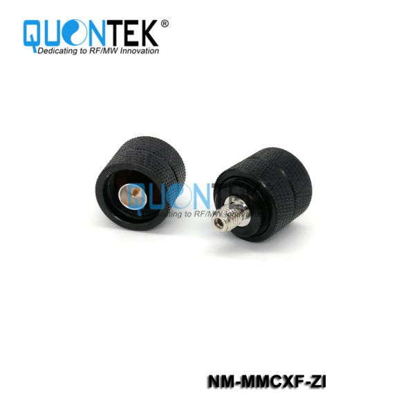 Standard Adapter,N Male to MMCX Female,Black zinc treatment