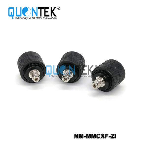 Standard Adapter,N Male to MMCX Female,Black zinc treatment