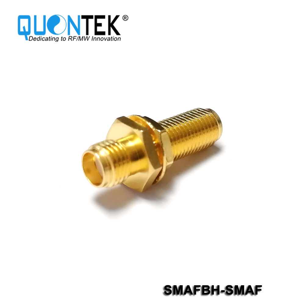 Standard adapter,SMA Female to SMA Female,Bulkhead mounted