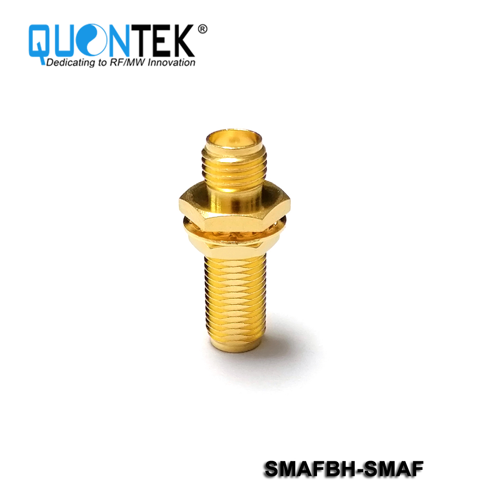 Standard adapter,SMA Female to SMA Female,Bulkhead mounted