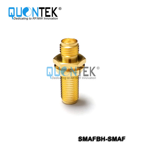 Standard adapter,SMA Female to SMA Female,Bulkhead mounted