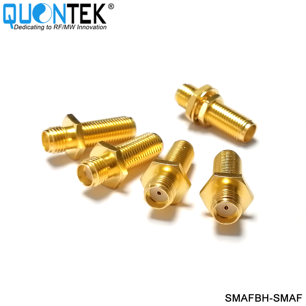Standard adapter,SMA Female to SMA Female,Bulkhead mounted